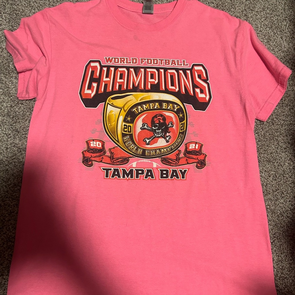 Tampa Bay Champions Pink Kids T‑Shirt